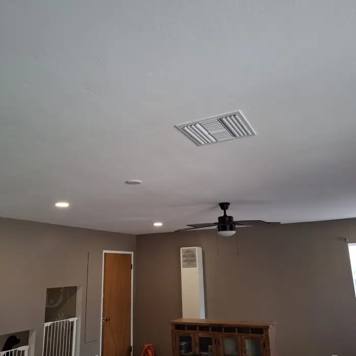 access hole fixed with fan