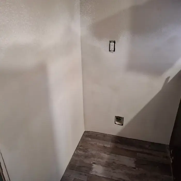 cornor wall repaired