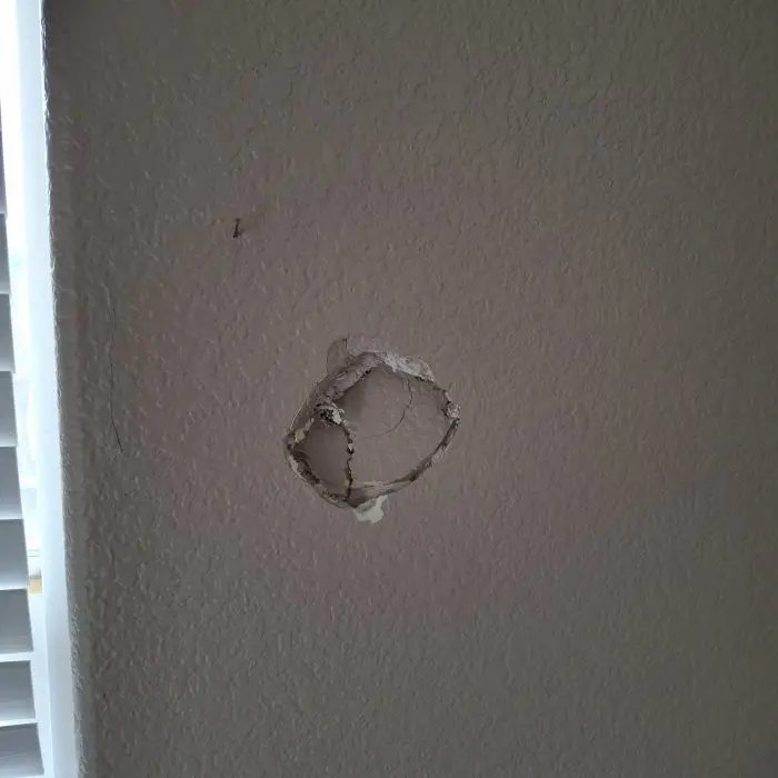 doorknob hole