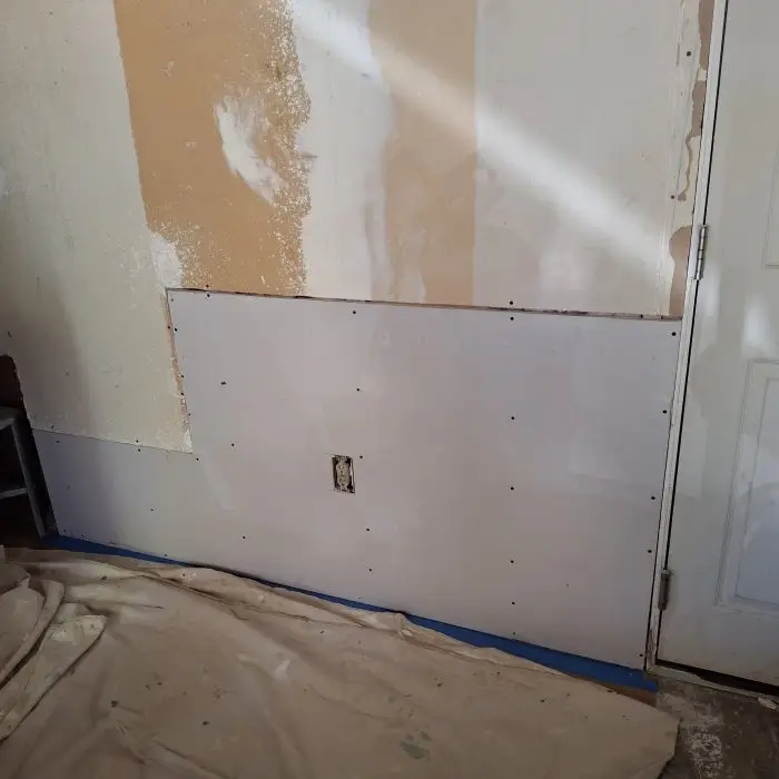 wall damaged