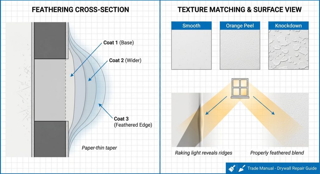 What is the Best Method of Repair for Drywall? A Beginner’s Guide to Professional Techniques 1 Comparison of common drywall repair methods including mesh patch, paper tape, and cut-out replacement.