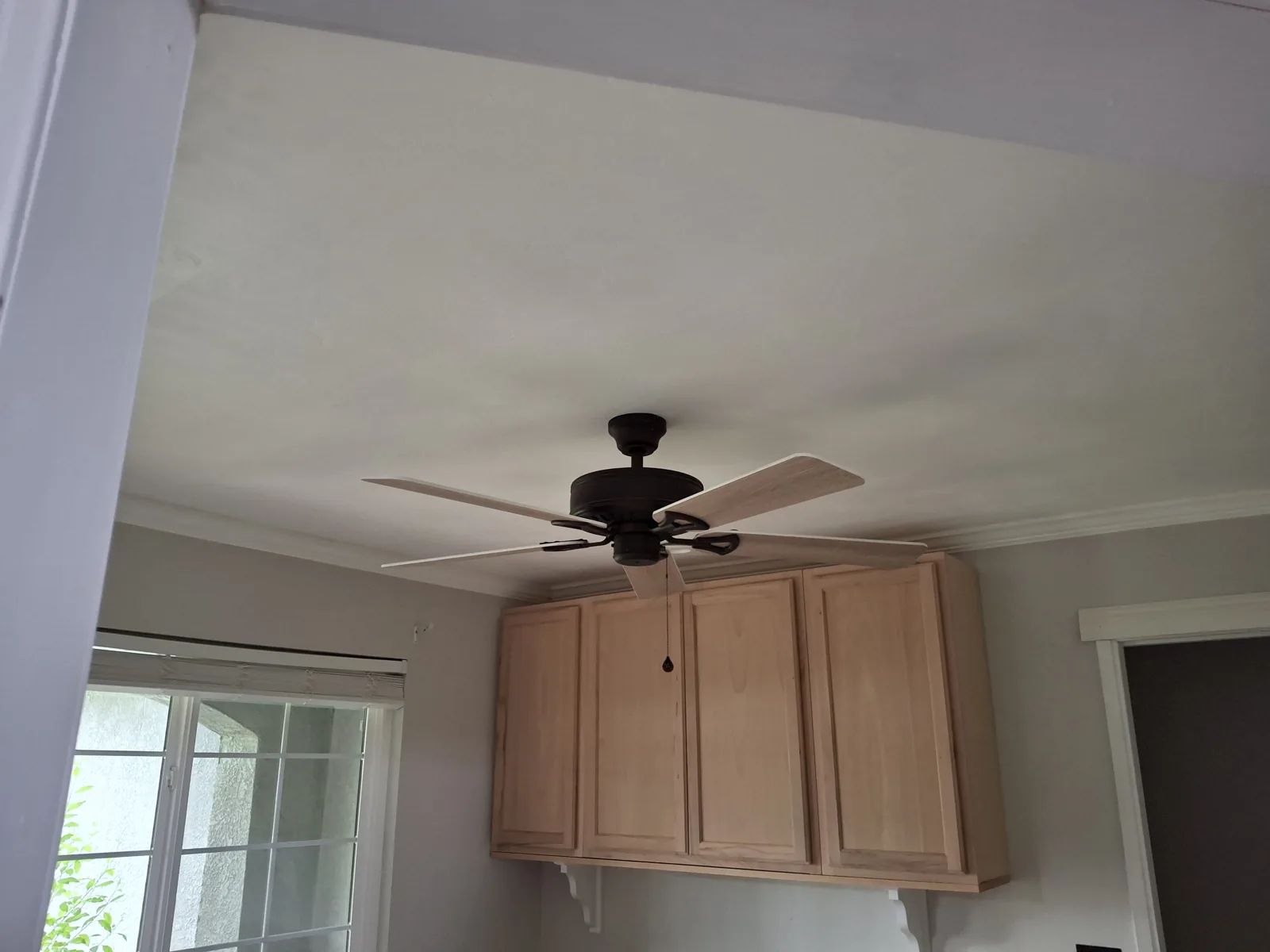 Failed Ceiling Patch Rebuilt